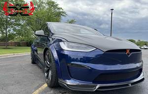 Capot en fibre de carbone RZ Style au meilleur <span class=keywords><strong>prix</strong></span> pour <span class=keywords><strong>Tesla</strong></span> <span class=keywords><strong>Model</strong></span> <span class=keywords><strong>X</strong></span> <span class=keywords><strong>Plaid</strong></span> 2021-2024 - Product Image 4