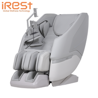 Kursi Pijat iRest Zero Gravity Full Body Massage Chair SL Track AI Smart 3D Shiatsu Recliner dengan Pemanas dan Roller Kaki untuk Pereda Nyeri Punggung di Rumah