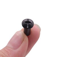 Vente chaude 2026 Vis de fixation automobile à tête cylindrique cruciforme, filetage intégral, noire, taille personnalisée, Vis femelle à double filetage
