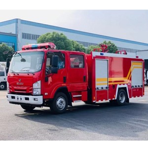 Buen Precio, Directo de Fábrica, Camión de Bomberos ISUZU de Doble Cabina y Alto Rendimiento, 3 Cbm - Product Image 1