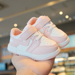 Tênis Infantis da Moda Novo em Promoção para Quatro Estações, Sapatilhas de Bebê, Calçados Infantis, Tênis Esportivos Sólidos para Meninas e Meninos Bebês Primeiros Passos - Product Image 5