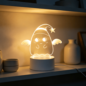 Lampe de bureau LED 3D, décoration intérieure et veilleuse LED 3D pour enfants, éclairage DIY, lampe de nuit intelligente artificielle pour bureau - Product Image 4