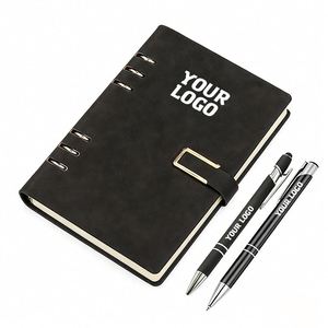 YS859 Wholesale Detachable Loose-<b>Leaf</b> Notebook With Custom School Corporate Meeting Book Sub Cover With Logo - Product Image 1