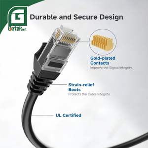 <span class=keywords><strong>Cable</strong></span> de Red <span class=keywords><strong>Ethernet</strong></span> RJ45 GETEKnet, <span class=keywords><strong>Cable</strong></span> de Conexión a Internet Personalizado STP/UTP Cat5e Cat6 Cat7 de 0.2m 0.3m 0.5m, Certificado CE RoHS - Product Image 6