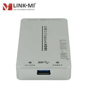 LINK-MI Video yakalama Dongle HDMI USB3.0 yakalama bir HDMI 1080P giriş ve çıkış sinyali tak ve çalıştır USB3.0, 300-350mb/sn