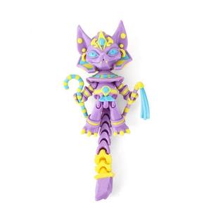 1 pièce, modèle d'artisanat imprimé en 3D, série Halloween, design moderne du milieu du siècle, multicolore, articulé, ornement de bureau, jouets, Chine - Product Image 4