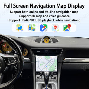 Autoradio Android avec écran tactile de 8,4 pouces, 4G WIFI, Carplay, lecteur multimédia, navigation GPS pour Porsche 911/718/Boxster 2012-2022 - Product Image 4