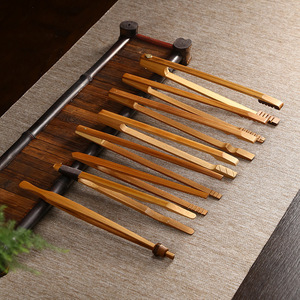 Bamboo <b>Tea</b> Tongs Kung Fu <b>Tea</b> <b>Set</b> Accessories Flat Minimalist Design For Afternoon <b>Tea</b> 48497 - Product Image 1