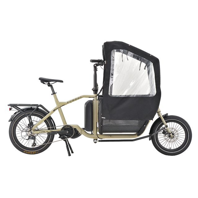 EURO Warehouse 8Fun Mid Motor E-bike Cargo 20" Aluminum Alloy Electric Cargo Bike Two Wheel With Passenger