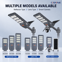 Lampe solaire tout-en-un Cishine Factory Wholesale IP65 300w avec caméra de surveillance CCTV, 4G/Wifi sans fil, étanche