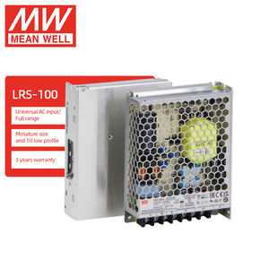 Meanwell LRS-100-<span class=keywords><strong>12</strong></span> 100W 220V AC <span class=keywords><strong>12</strong></span> <span class=keywords><strong>Volt</strong></span> DC 8.5A SMPS Alimentazione per la Luce di Striscia del LED - Product Image 1