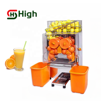 Fruit Sinaasappelsap Citroensap Commerciële Elektrische Automatische Citrus Sinaasappelpers Squeezer Machine
