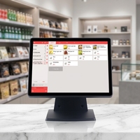 Caja Registradora POS Táctil de Aluminio de 15 Pulgadas de Alta Calidad, Sistema POS para Pedidos y Pagos en Restaurantes en Venta