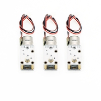 Moteur pas à pas miniature à aimant permanent 5.0V DC 3.0mm à angle droit, à couple élevé, avec boîte de vitesses 42:1