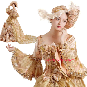 gold medieval wedding dress Size 8 Medieval Wedding Dress