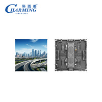 Écran LED commercial P2.976, étanche IP65, anti-poussière, 500*500MM, armoire en alliage d'aluminium pour location, LED extérieur haute fréquence de rafraîchissement CM