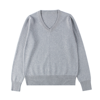 Pull-over décontracté pour femme en laine et cachemire de haute qualité, col en V, doux, moelleux, coupe ample, avec logo OEM de la manufacture