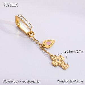 เครื่องประดับทรงเสน่ห์สำหรับชุดว่ายน้ำบิกินี่ชุดว่ายน้ำบิกินี่ชุดว่ายน้ำชุบทองทำจากสเตนเลสสตีลอุปกรณ์เสริมเสน่ห์ - Product Image 6