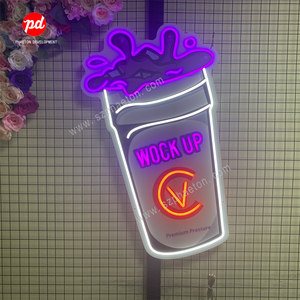 Neon Lights <strong>Sign</strong> <strong>Cocktails</strong> Logo <strong>Cocktail</strong> Glass Pattern for Home Bar Decoration Drink Neon Signs for Wall Restaurant Decorations - Product Image 4