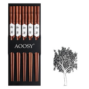 Japanese Printed Non-Stick Lacquer Handle Durable Portable Wooden Chopsticks Pointed Travel <b>Gift</b> <b>Box</b> Set <b>Envelope</b> Cotton Linen - Product Image 1