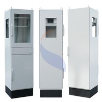 Panel de Control Eléctrico de Pie para Gabinete, Sistema de Armario Eléctrico Independiente de Acero Inoxidable