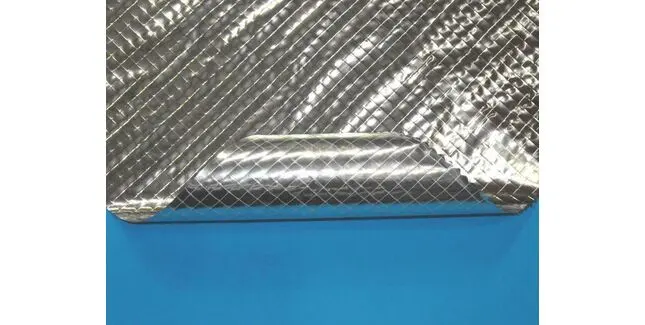 Penghalang Vapor Membran Antiair Kertas Timah Aluminium Reflektif Tahan Panas