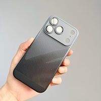 Coque de protection magnétique mate pour iPhone 17, étui arrière pour iPhone 17 Pro Max avec protection d'objectif en verre Air Glass