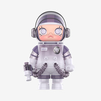 POPMART MEGA SPACE MOLLY 400% Planète Saturne Figurine d'action Anime PVC Poupées Décoration d'intérieur Boîtes mystère Objets de collection Affichage 1/12