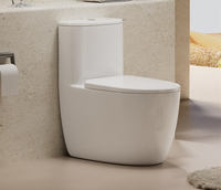 WC monobloc en céramique à siphon cascade, avec grand tuyau, à poser au sol avec socle, blanc, facile à nettoyer, fournisseur