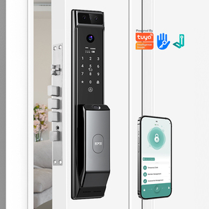 Cerradura Inteligente con Reconocimiento Facial y de Venas de la Palma, con <span class=keywords><strong>Contraseña</strong></span> de Huella Dactilar para Puerta de Casa, Controlada por la Aplicación Tuya, Cerradura de Puerta con Cámara - Product Image 4