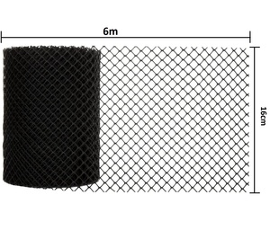 Protections de gouttière en plastique haute résistance, couvercle de gouttière réutilisable, filet de protection de vidange avec 15 crochets pour une Installation facile - Product Image 4