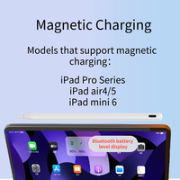 Stylet pour tablette à charge magnétique, pointe de stylet originale pour iPad, haute sensibilité, stylet pour iPad