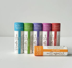 Couleur Imprimé Cylindre Carton Déodorant Conteneur Biodégradable Sunstick Rond Papier Emballage Push up Baume À Lèvres Papier Tube - Product Image 1