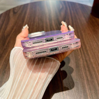 Vente chaude Imd Fashion Bling Couleur Diamant Lentille Téléphone Cas pour Iphone 15 Pro Max 17 16 Plus 11 12 13 14 Pro Couverture