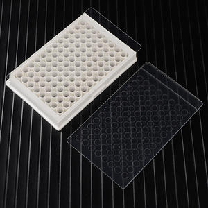 Film d'étanchéité PP transparent anti-UV Bestsuit pour plaques PCR à 96 puits profonds à fond plat, protection IP55, pour expériences scientifiques - Product Image 1