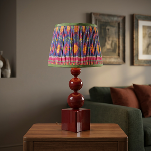 Lámpara de Mesa Tradicional Hecha a Mano con Pantalla de Tela Floral, Decoración para Dormitorio, Precio al por Mayor, Multicolor - Product Image 1