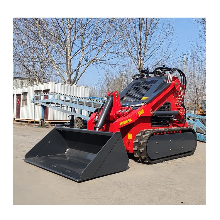 Derette 380 EPA engine High hydraulic flow rate for mini skid steer loader Crawler Wheel skid steer loader