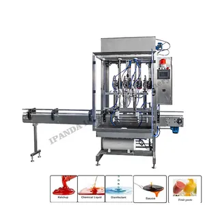 Custom Automatic Honey Tomato Chili Sauce Thick Paste Piston Filling Machine Sealing Packaging Machine For Filling Jam In Jars