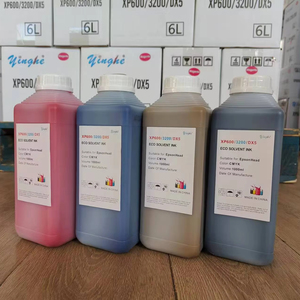 Yinghe CMYK Eco encre à base de solvant i-3200/DX5/XP600 Eco solvant pour têtes d'impression EPS encre éco-solvant - Product Image 1