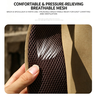 Sac à dos vintage en toile pour ordinateur portable, grande capacité, multi-poches, pour voyage et école, personnalisable avec logo, vente en gros usine