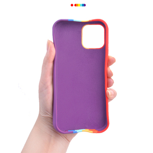 2024 nuovo <span class=keywords><strong>silicone</strong></span> liquido arcobaleno creativo <span class=keywords><strong>cover</strong></span> posteriore in <span class=keywords><strong>silicone</strong></span> per <span class=keywords><strong>iphone</strong></span> 13 14 pro max custodia per telefono/15 pro max borse per cellulare - Product Image 5