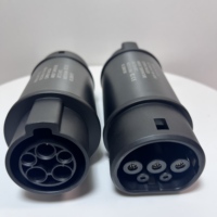 Adaptateur EVSE IP65 monophasé Type 1 vers Type 2 32A pour station de recharge de véhicules électriques Adaptateur AC EV Type 1-Type 2