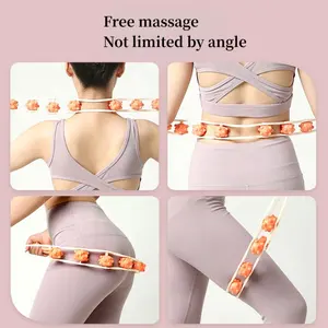 2024 NEW FASHION Therapy Self Massage Tool for Neck Leg Back Muscle Pain Relief Roller Belt Back Massage Tool
