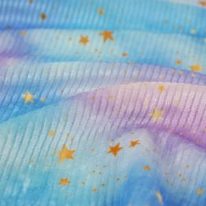 Vente en gros de tricot côtelé en velours chaîne Offre Spéciale polyester/élasthanne tissu en cristal plissé côtelé pour pantalon de survêtement - Product Image 4