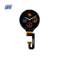 Modul LCD bulat IPS 1,3 inci 240x240 untuk jam tangan pintar, layar LCD TFT 1,3 inci