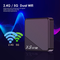 Caja de TV Inteligente XS97 SE 2.4G/5G con Wifi Dual, OTT, OEM, ODM, Stb, 1 GB, 8 GB, 5.0, 4K, Android