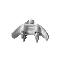 Pince de suspension pour câble galvanisée à chaud, accessoires électriques pour poteau de ligne aérienne avec quincaillerie et raccords de haute qualité