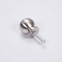 Poignées d'armoires de cuisine de luxe haut de gamme Boutons de placard et poignée de porte en acier inoxydable massif noir mat