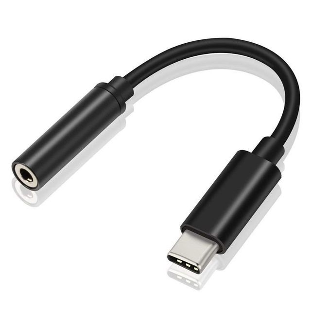 USB C Type C to 3.5mm Earphone Port Adapter Cable with IC USB-C Aux Audio Converter for Mobile Phone Charging Usb Cable