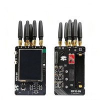 Placa de Desarrollo Multi RF ESP32 DIV 3X NRF24 CC1101 Transceptor Inalámbrico de 2.4G Sub 1Ghz Pantalla Táctil de 2.8 Pulgadas WIFI BLE IR 18650